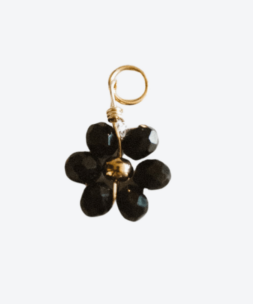 Pick a charm - Black flower